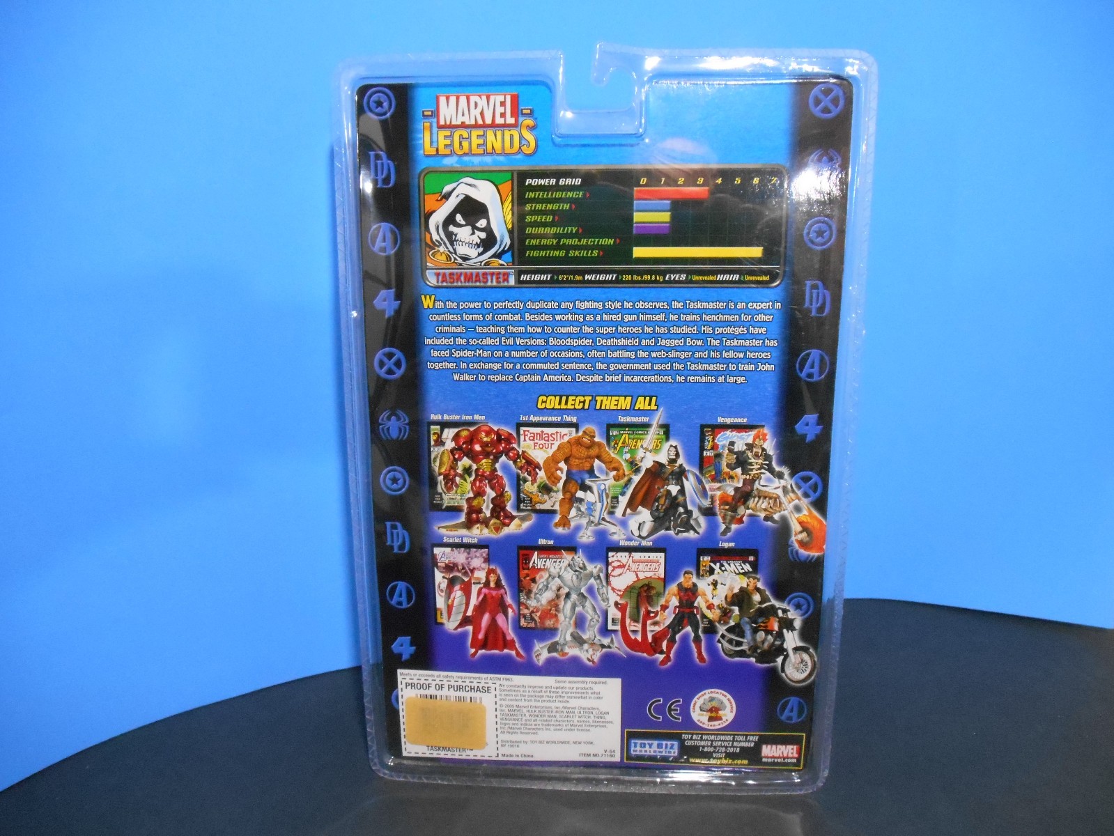 Taskmaster Toy biz Marvel Legends Legendary Riders Series Sealed 2005