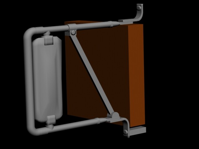 HEMTT or MRAP Side Mirrors, choose from multiple scales