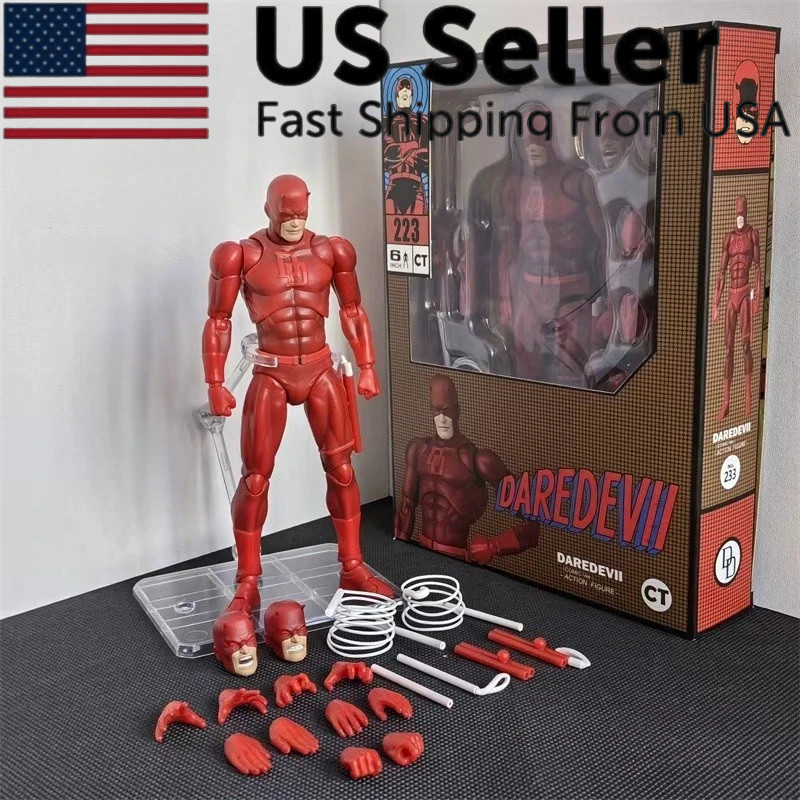 Daredevil Comic Version w/Accessory 6&Prime; Action Figure CT Toys New Box #223