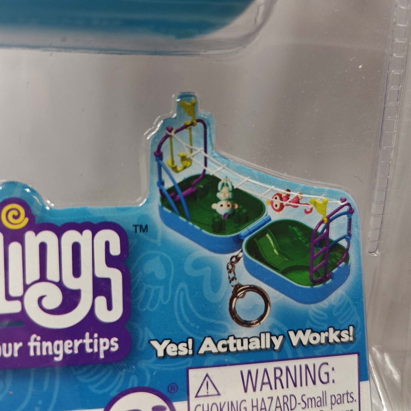 Worlds Coolest Fingerlings Keychain Play Set 2 Pack Bundle Play Ground Sets