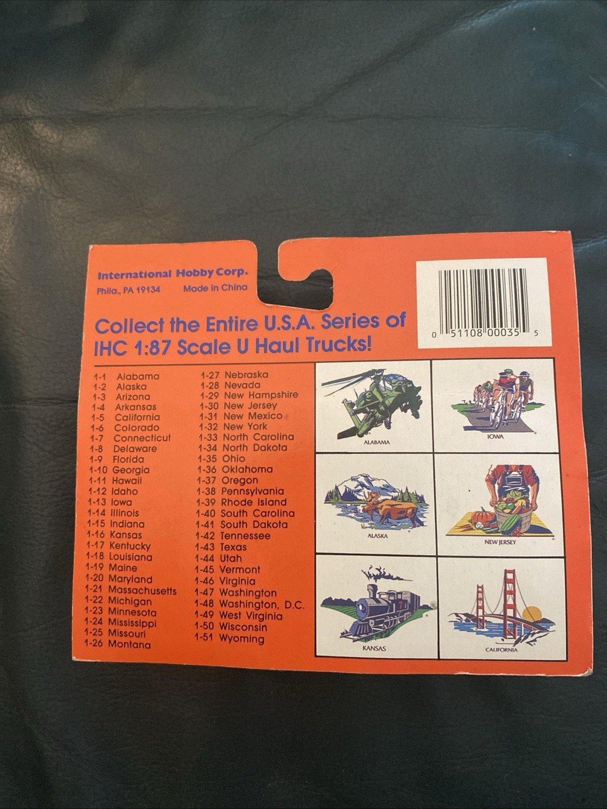 1:87Ho Scale A Series U-Haul Truk Stock Number 1–35