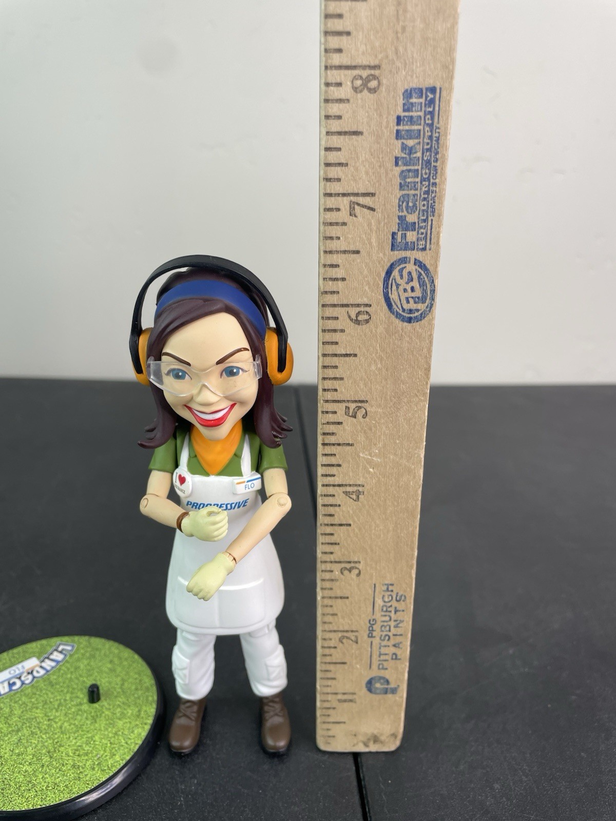 Progressive Insurance Flo Landscaper Action Figure Limited Ed No Accessories