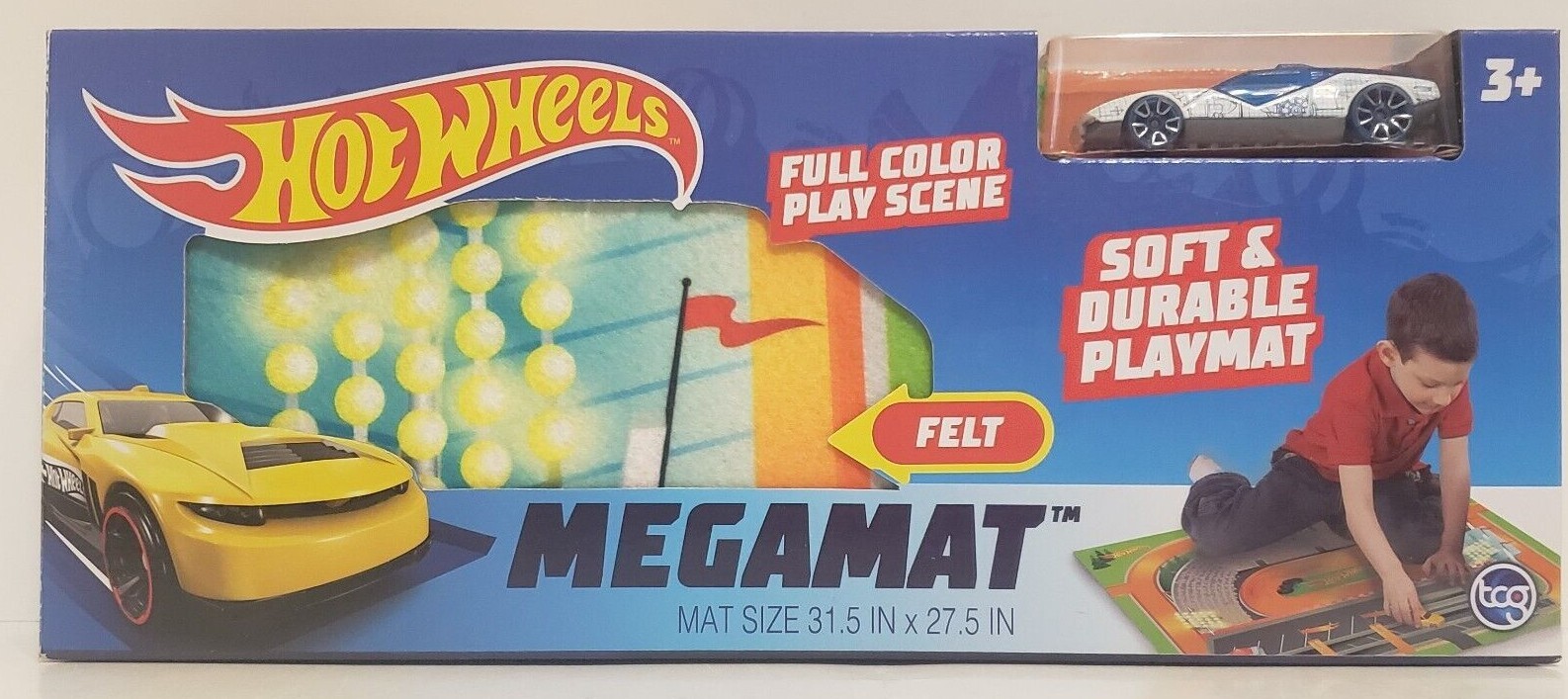 Mattel Hot Wheels Play Set With Track OR Megamat and 1 Vehicle New in Package