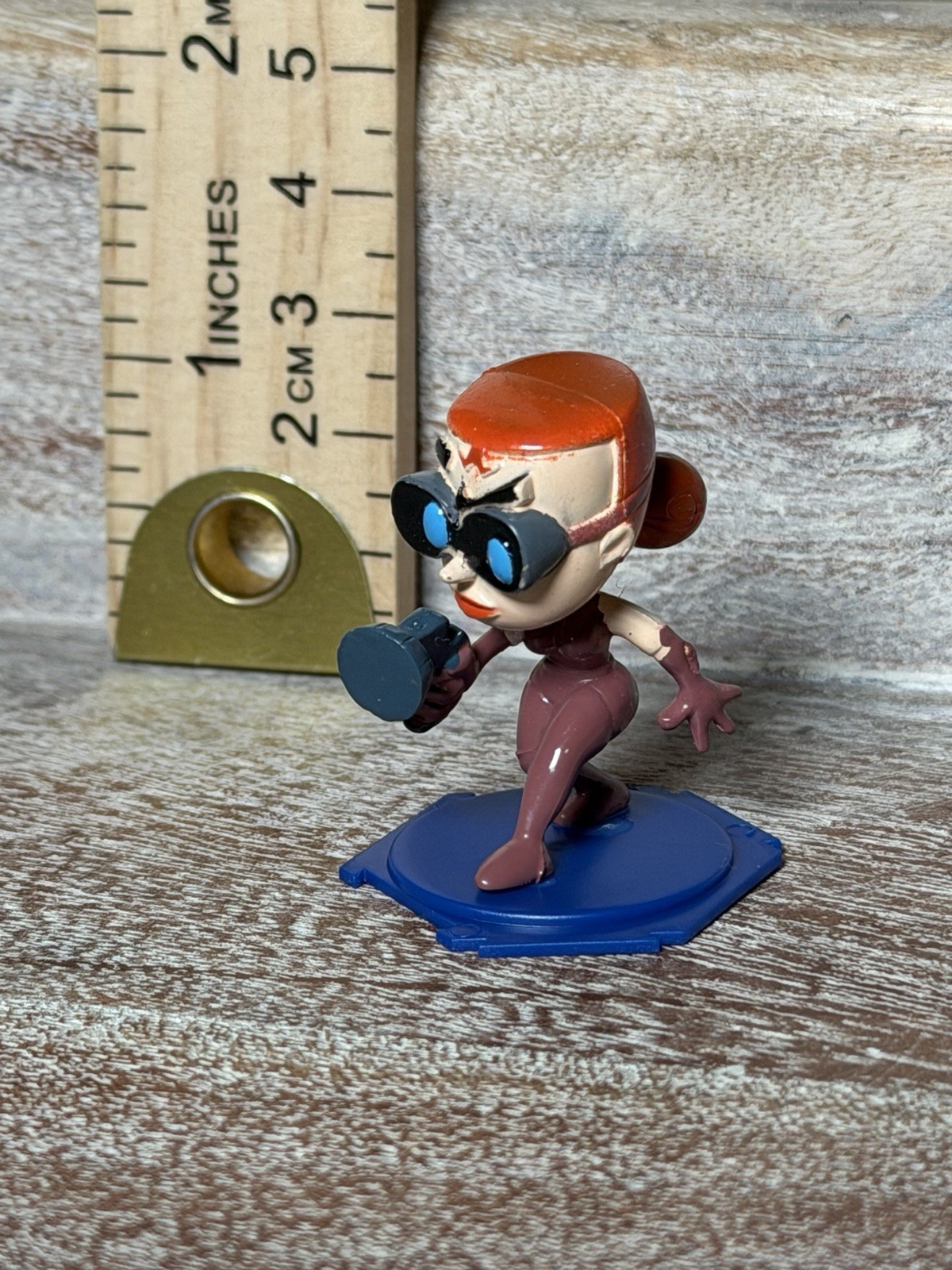 RARE Cartoon Network Evil Con Carne 2 Figure Toy Set 1.5” in “Major Dr Ghastly”