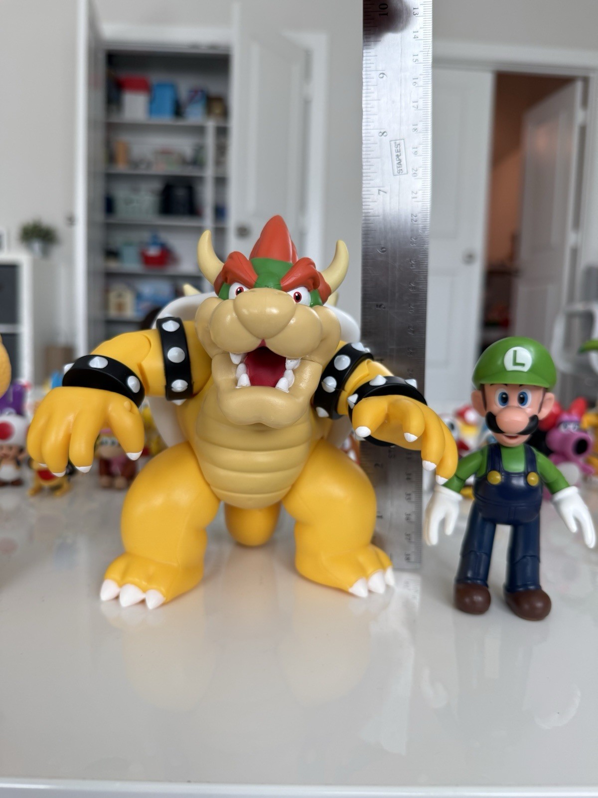 Super Mario Bros. Bowser 6&Prime; Figure 2014 Jakks Pacific World of Nintendo