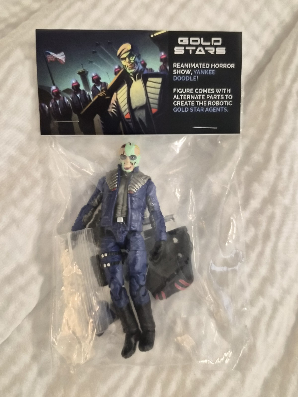 Gold Star Yankee Doodle Eagle Force Devils Bargain 1:18 3.75&Prime; Figure
