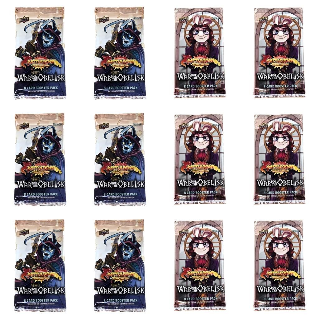 Neopets Battledome Card Game War For Obelisk Booster Pack – 12 Sealed Packs Lot