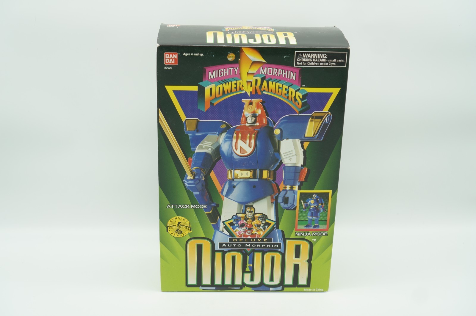 Mighty Morphin Power Rangers Ninjor Deluxe Auto Morphin Figure Bandai 1995 #2526