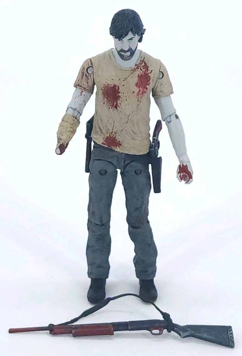 Walking Dead Series 3 Bloody Black White Rick Grimes From Action Figure 2-Pack
