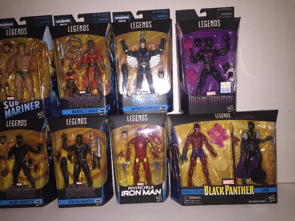 COMPLETE Marvel Legends Entire Black Panther Wave + TRU & Walmart Exclusives