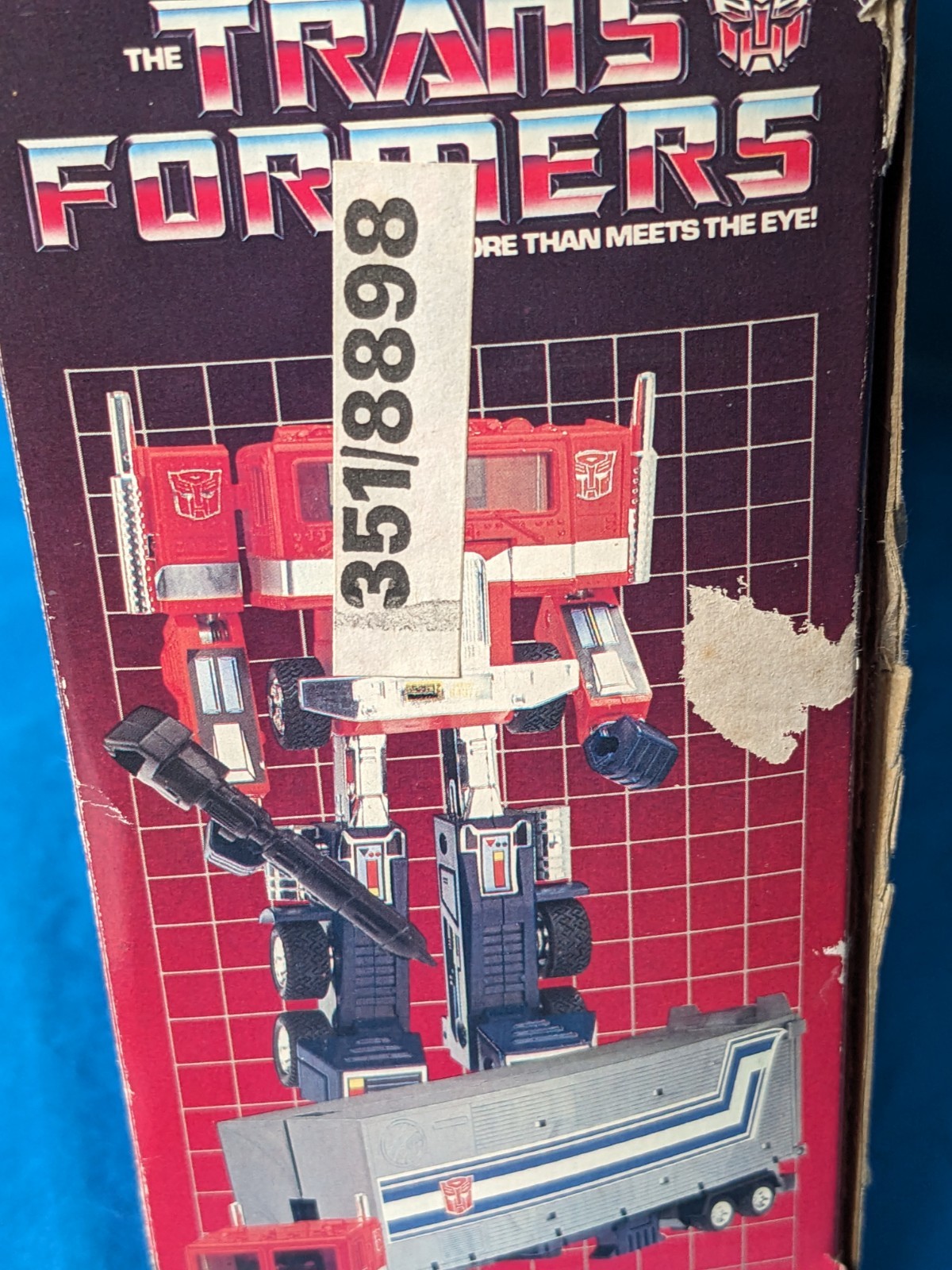 🔴🔵 Vintage G1 Transformers OPTIMUS PRIME w box complete 1984 🔵🔴