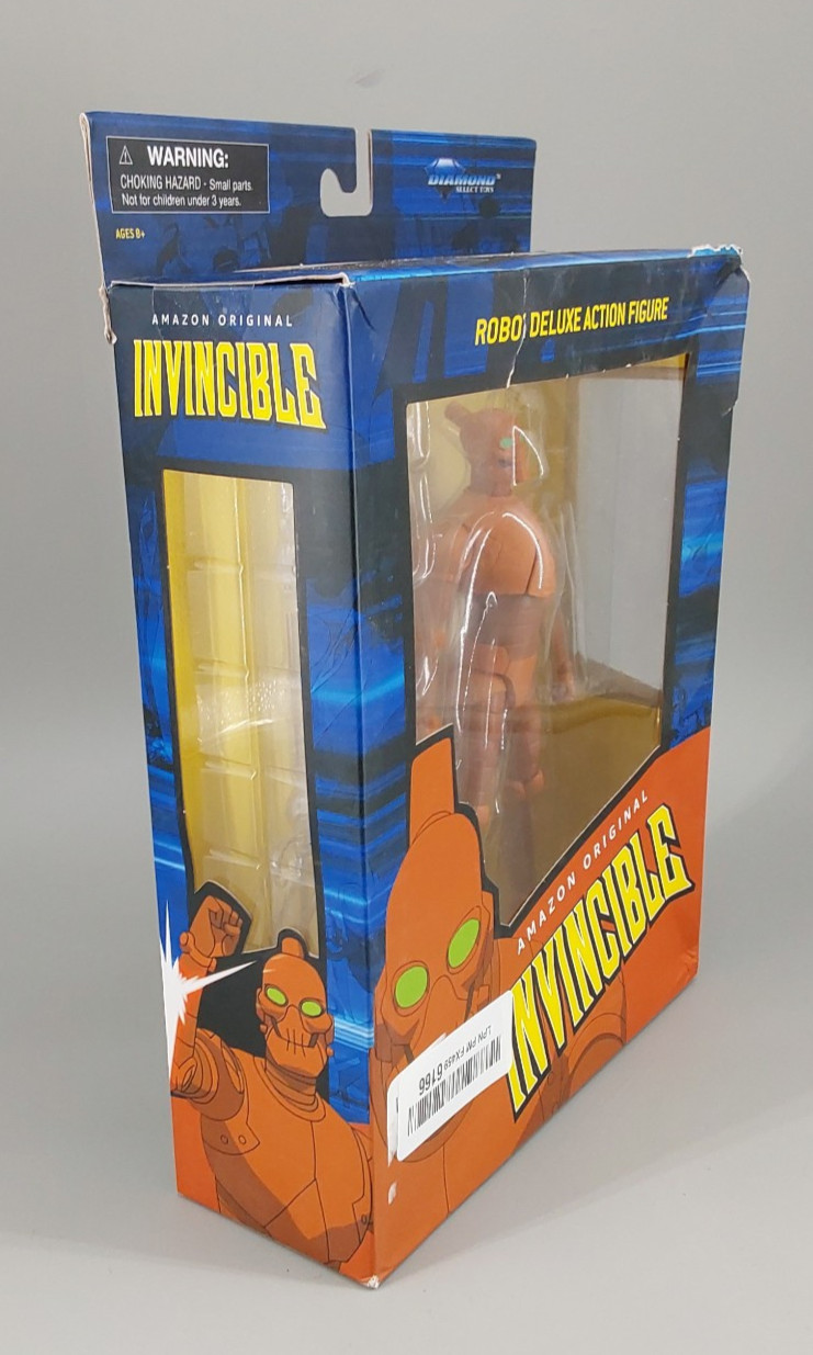 Robot Deluxe Action Figure Invincible Amazon Diamond Select 2022 *DAMAGED BOX*