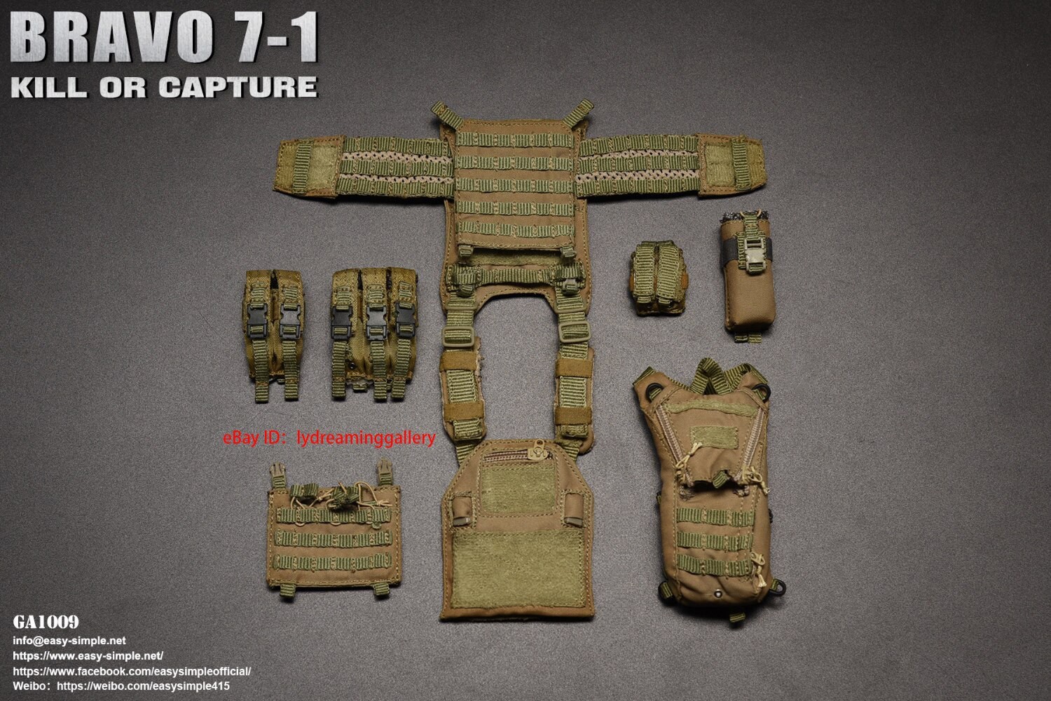 EASY&SIMPLE GA1009 BRAVO 7-1 KILL OR CAPTURE 1/6 Limited Edition Action Figure