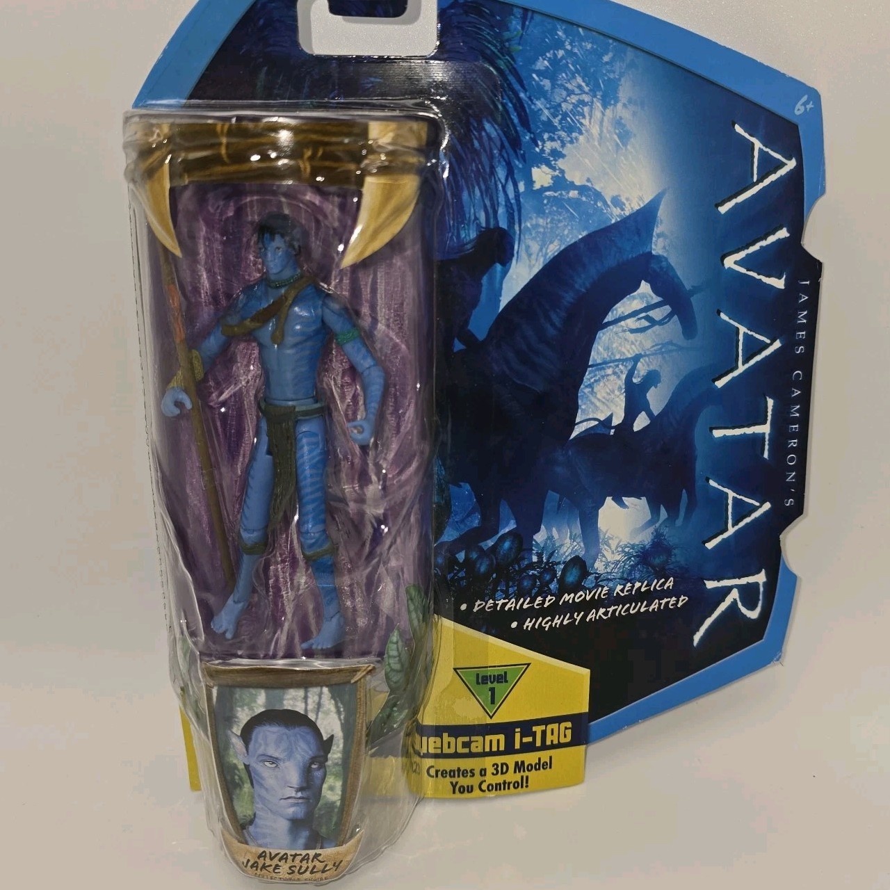 AVATAR Jake Sully 4&Prime; Original Avatar Movie 2009 Mattel Toys Action Figure