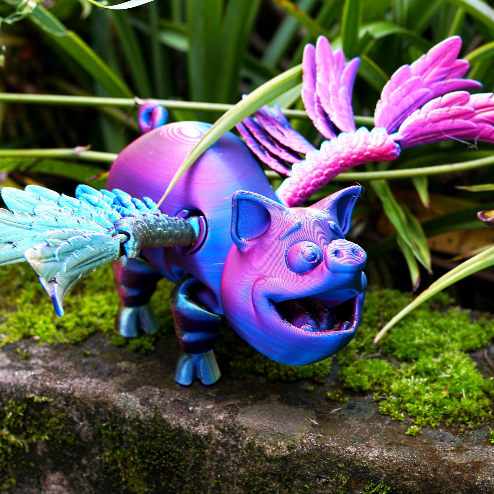 8inch 3D Printed Fliggy Model,Articulated Animals Figure,Fidget Toys Home Decor