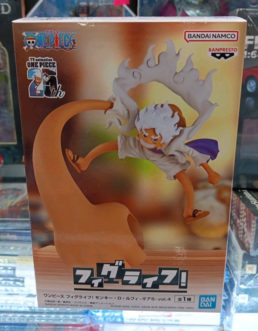 Bandai Namco One Piece Monkey D Luffy Gear 5 FigLife Vol. 4 Action Figure Statue