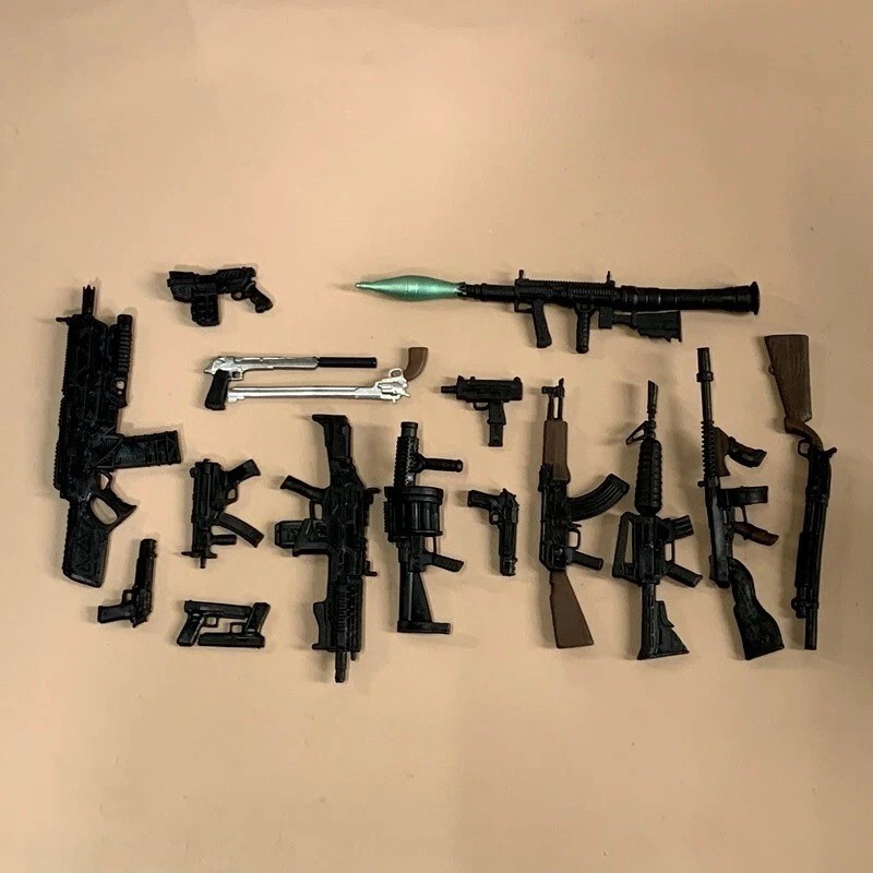 US! McFarlane Toys Munitions Pack Weapons Guns For 7&Prime; Figure DC Deluxe Accessory