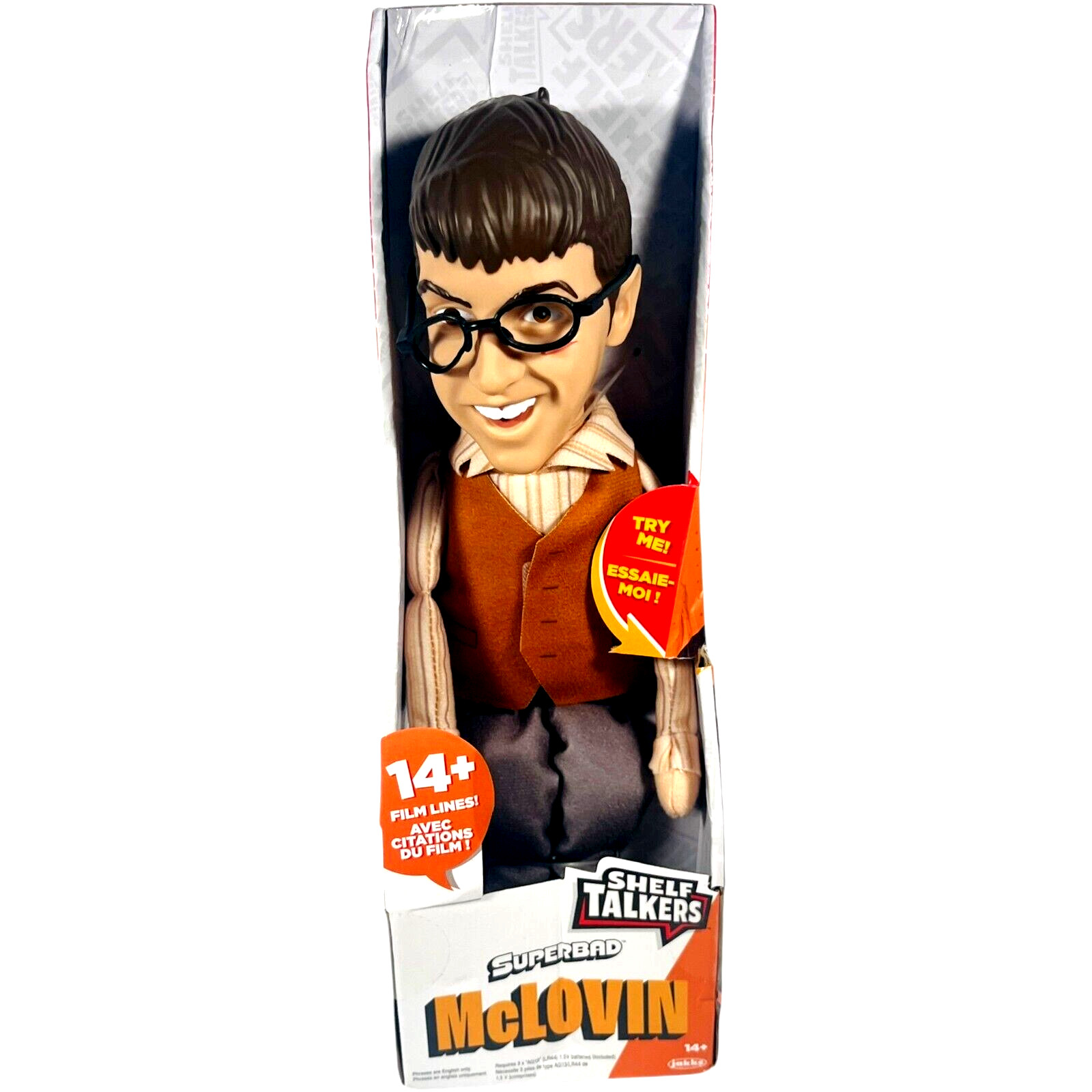 McLovin 12&Prime; Talking Plush Superbad Movie, Pull String Toy Collectible – NEW