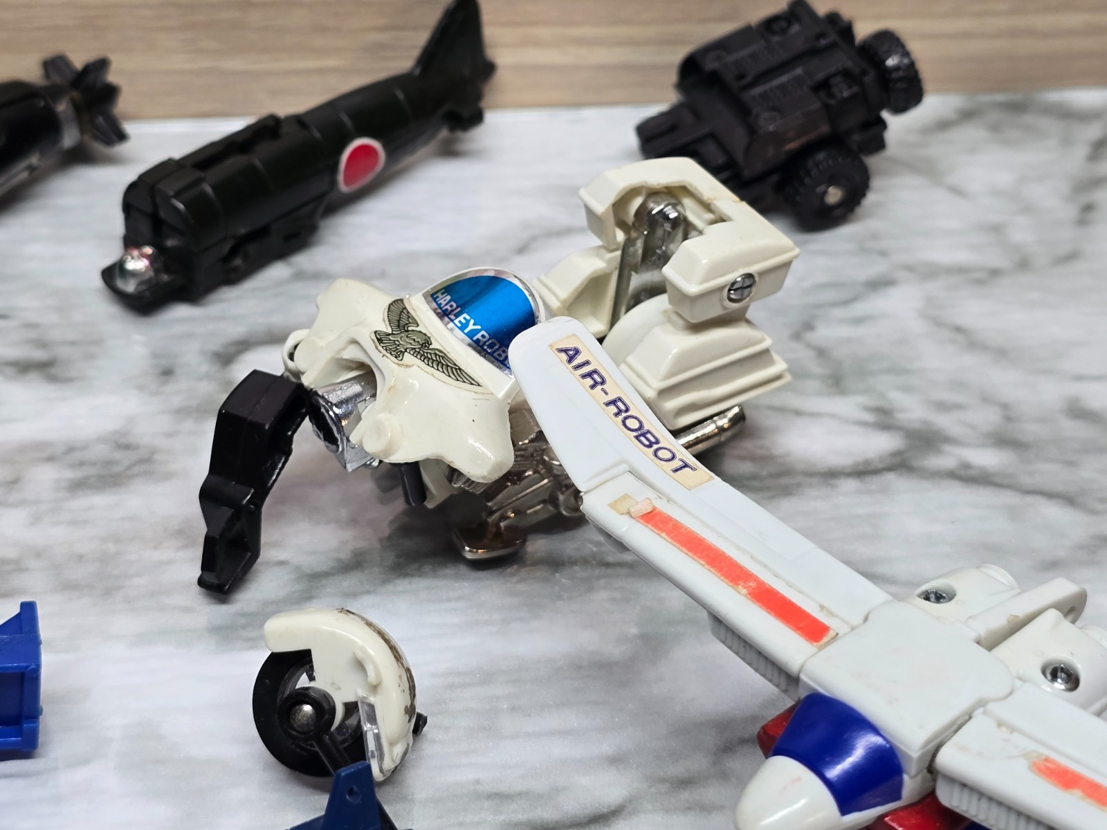 Assorted Bandai Gobots Action Figure Transformer Toy Lot / Replacement Repair