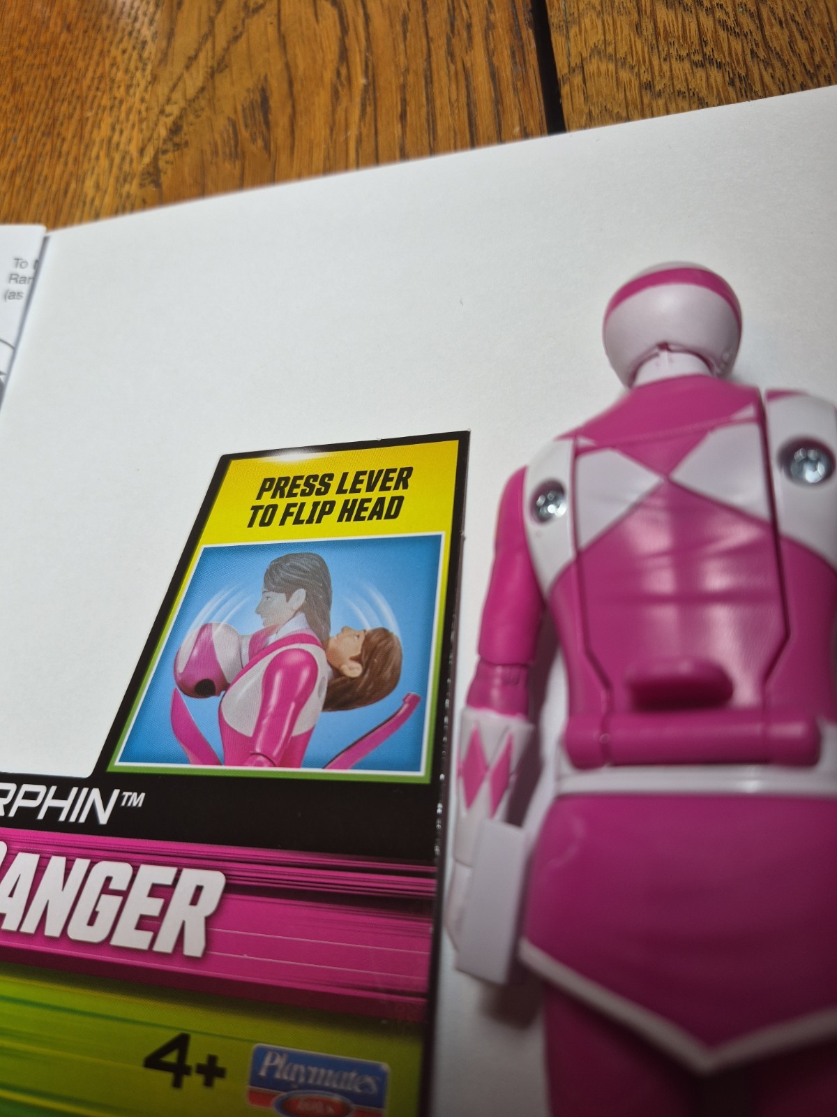 Interactive Auto-Morphin Pink Ranger Toy – Perfect for Pretend Play Adventures