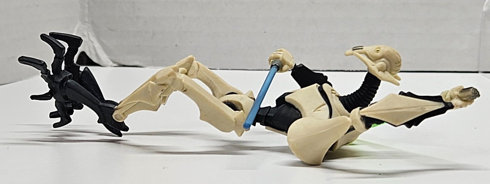 2008 Basic Fun Star Wars General Grievous Lightsabers Bendable Figure 5&Prime;