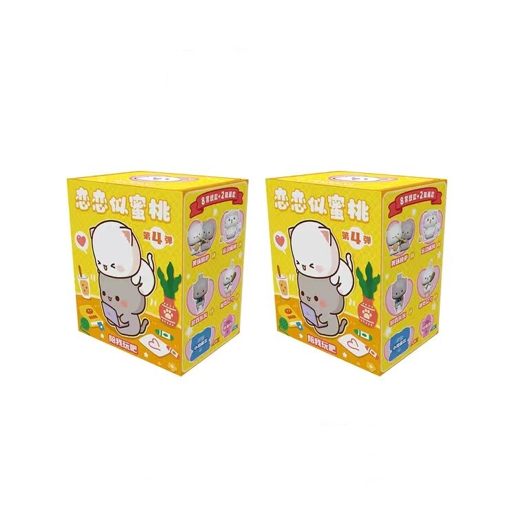Season4 MITAO CAT Peach Goma LuckyCat Couples Figure Toy Birthday Christmas Gift