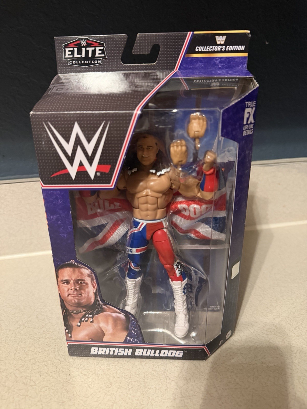 WWE Mattel Elite Collector&rsquo;s Edition British Bulldog Series 94 Action Figure