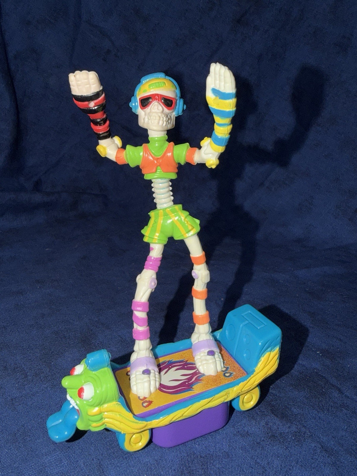 Slammers « Ding Dang » Skateboarder Skater with skateboard-made by Mattel 1990