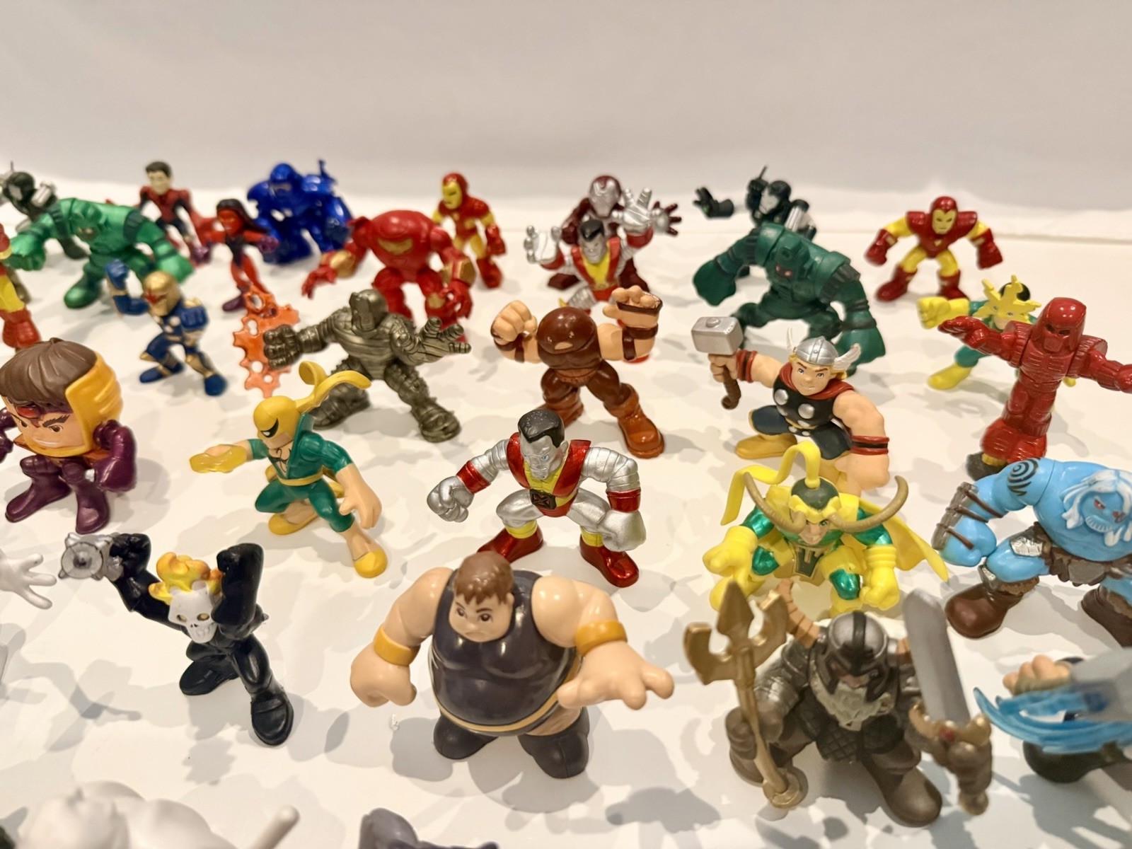 Marvel Super Hero Squad Collection – Lot of 75 Figure! Spider-Man Avengers X-Men