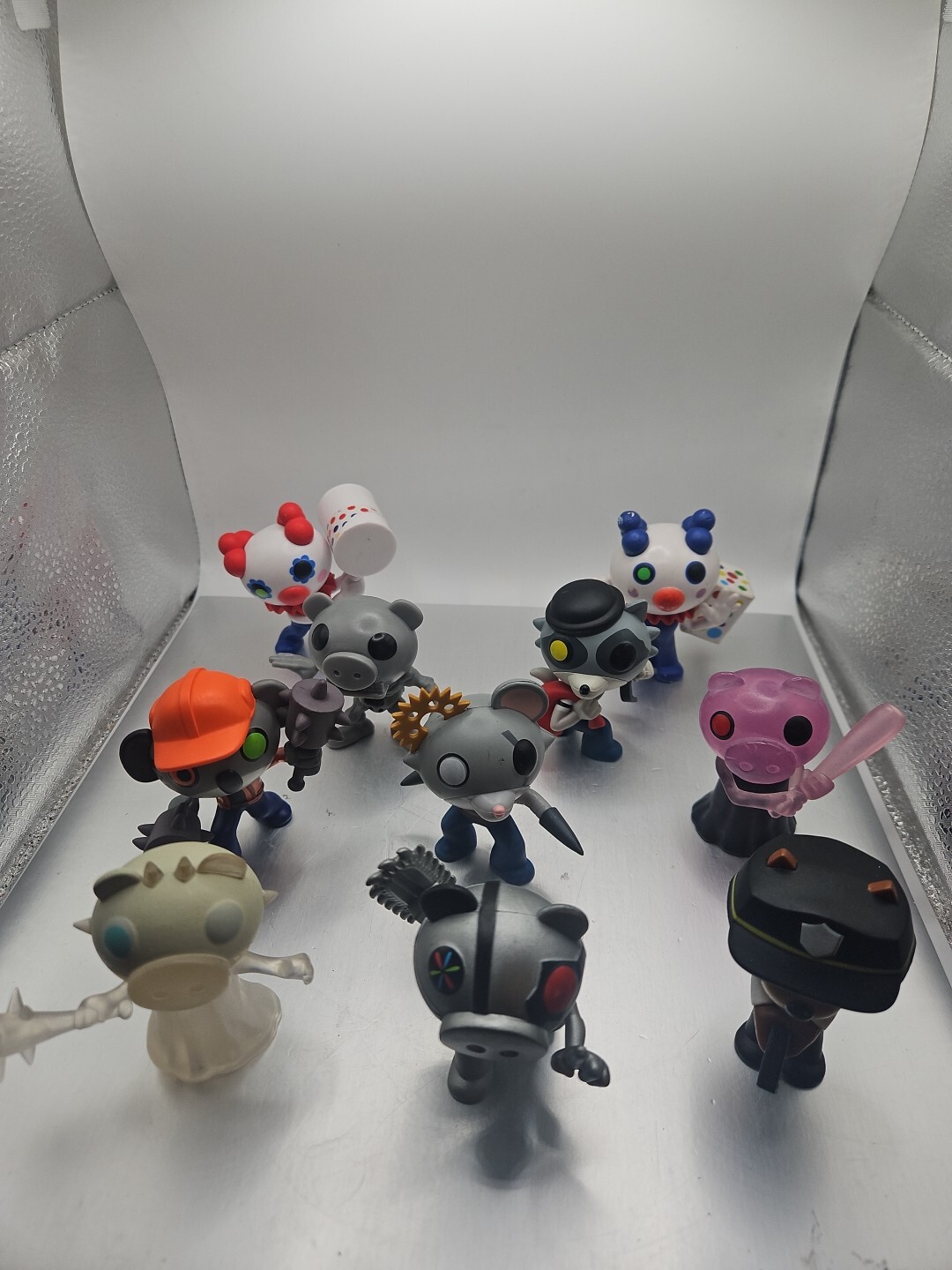 Roblox Piggy Mega Pack Mini Action Figures Lot of 10 Minifigs Clowny Rash Kolie