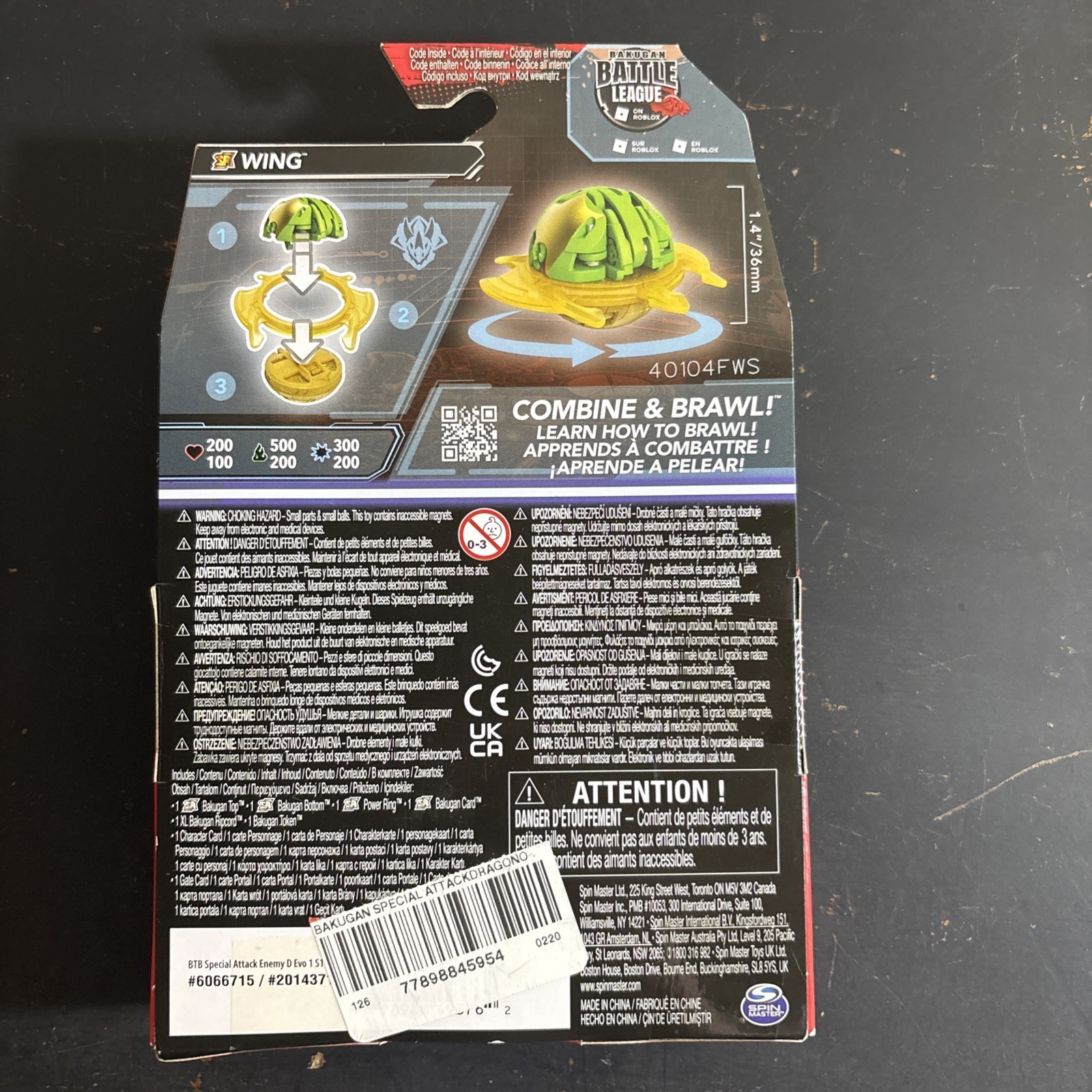 Bakugan 3.0 Special Attack Wing Wave 4 Brand New Sealed