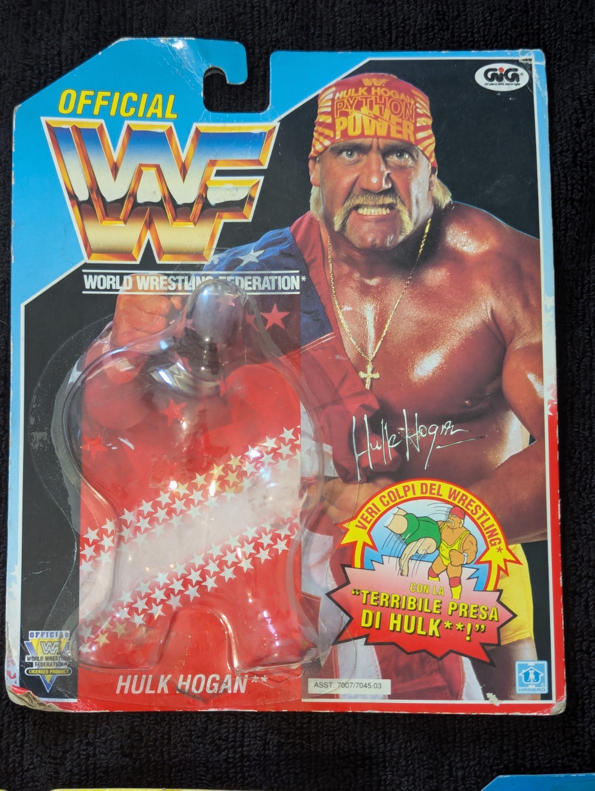WWF Hasbro Cardbacks w Bubbles – WWE LJN Vintage Titan Sports Damaged Cards