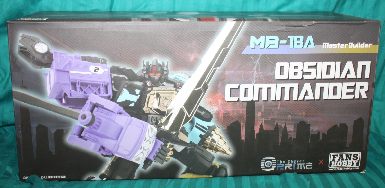 Fans Hobby MB-18A Master Builder Obsidian Commander Transformers NIOB