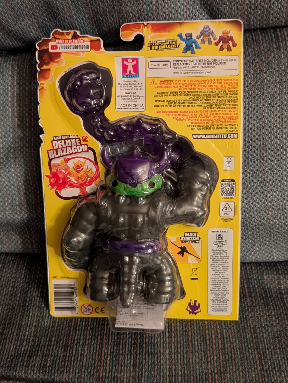 Heroes Of Goo Jit Zu Stretch Strikers Deluxe Hero Rock Jaw 20+ Battle Sounds NEW