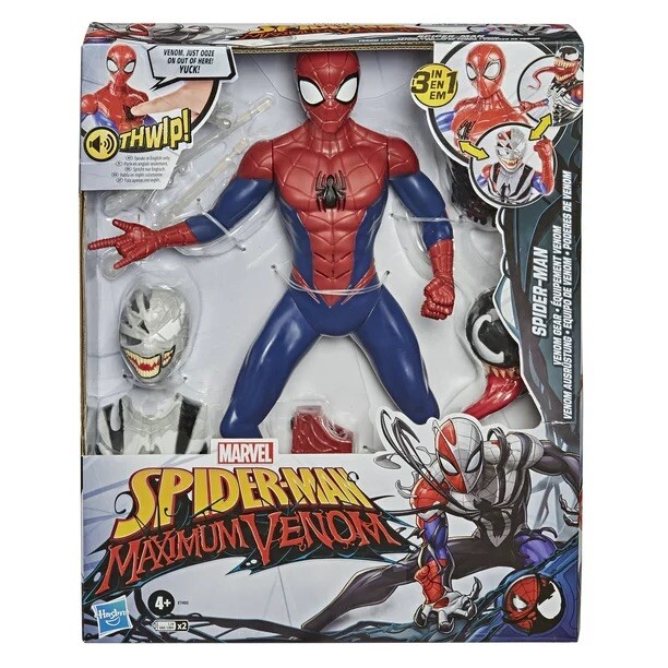 Spider-Man Maximum Venom Titan Hero Series Spider-Man Action Figure [Venom Gear]