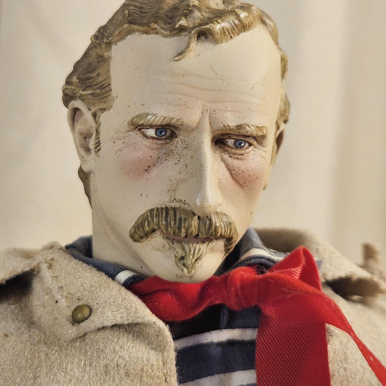 2000 SIDESHOW SIX GUN GENERAL CUSTER DOLL ACTION FIGURE ARTICULATED + ACCESSORYS