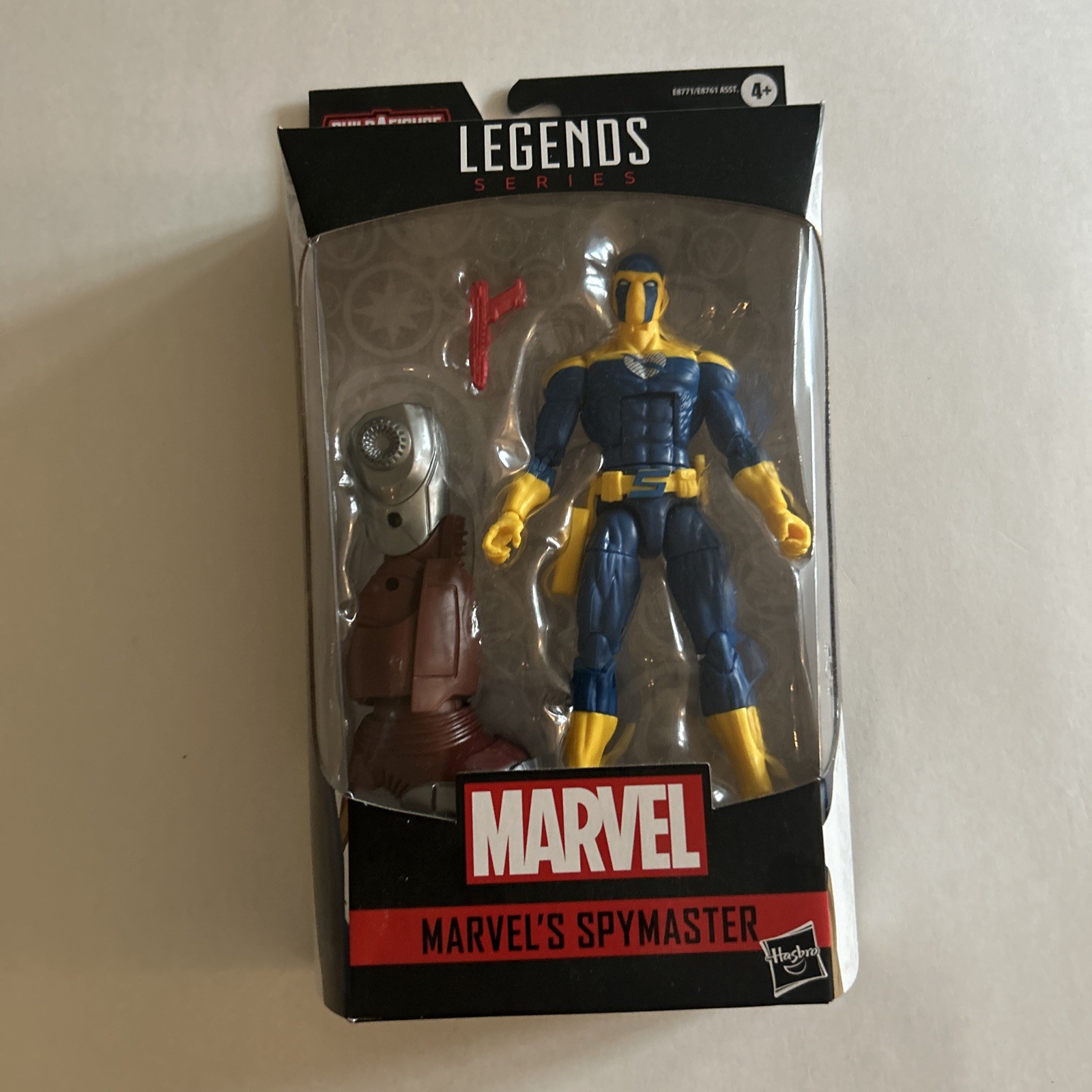 Marvel Legends Spymaster 6” Action Figure Hasbro Crimson Dynamo BAF
