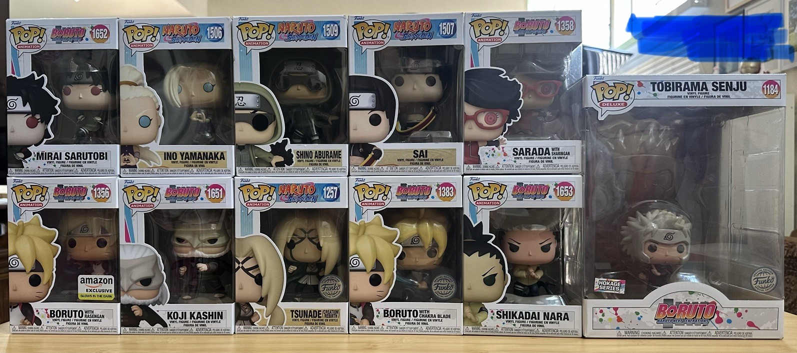 Lot of 11 Naruto Assorted Funko Pop Action Figures