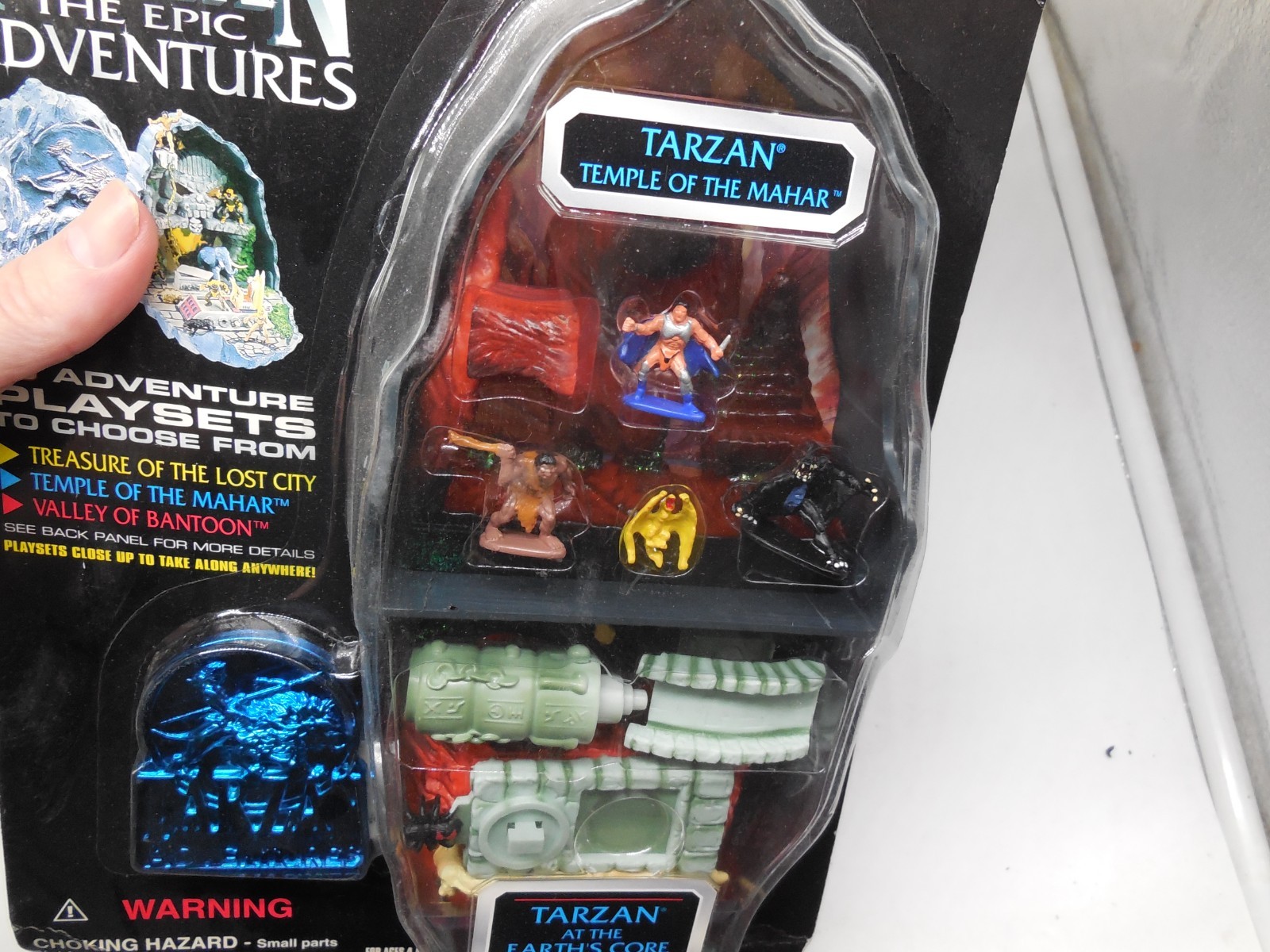 E1 Tarzan Epic Adventures Micro Action Playset Lost City Temple Mahar Bantoon