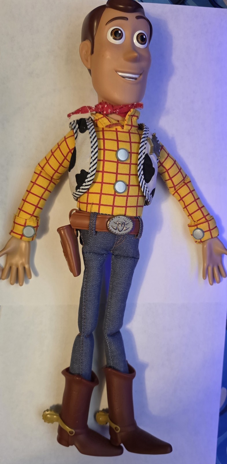 Disney Pixar Toy Story 4 Interactive Talking Woody 15&Prime; – Tested & Working -Clean