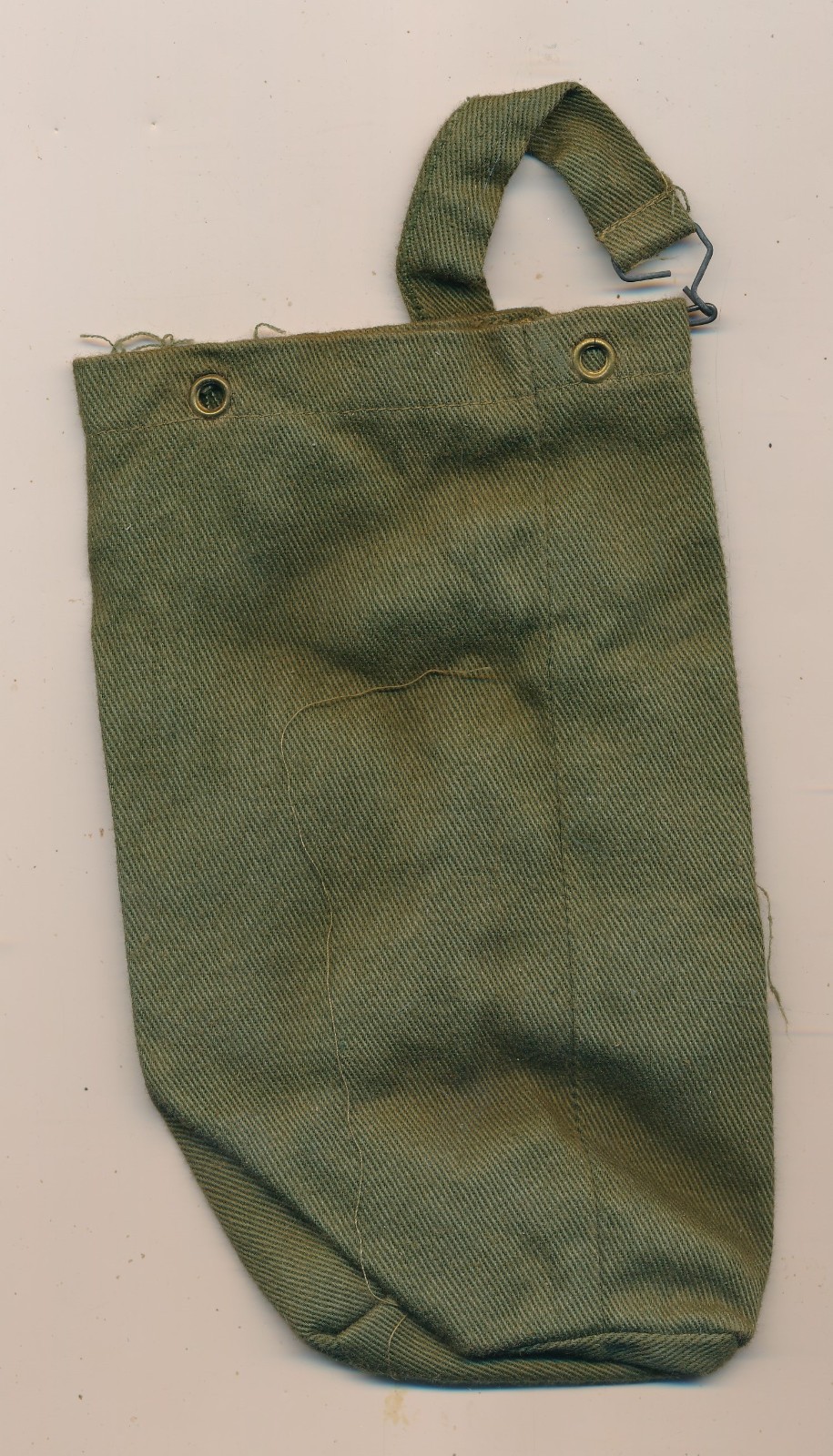 Four VTG GI Joe 1964 Hasbro Soldier Duffel Bags Japan (TM) Brass Grommets