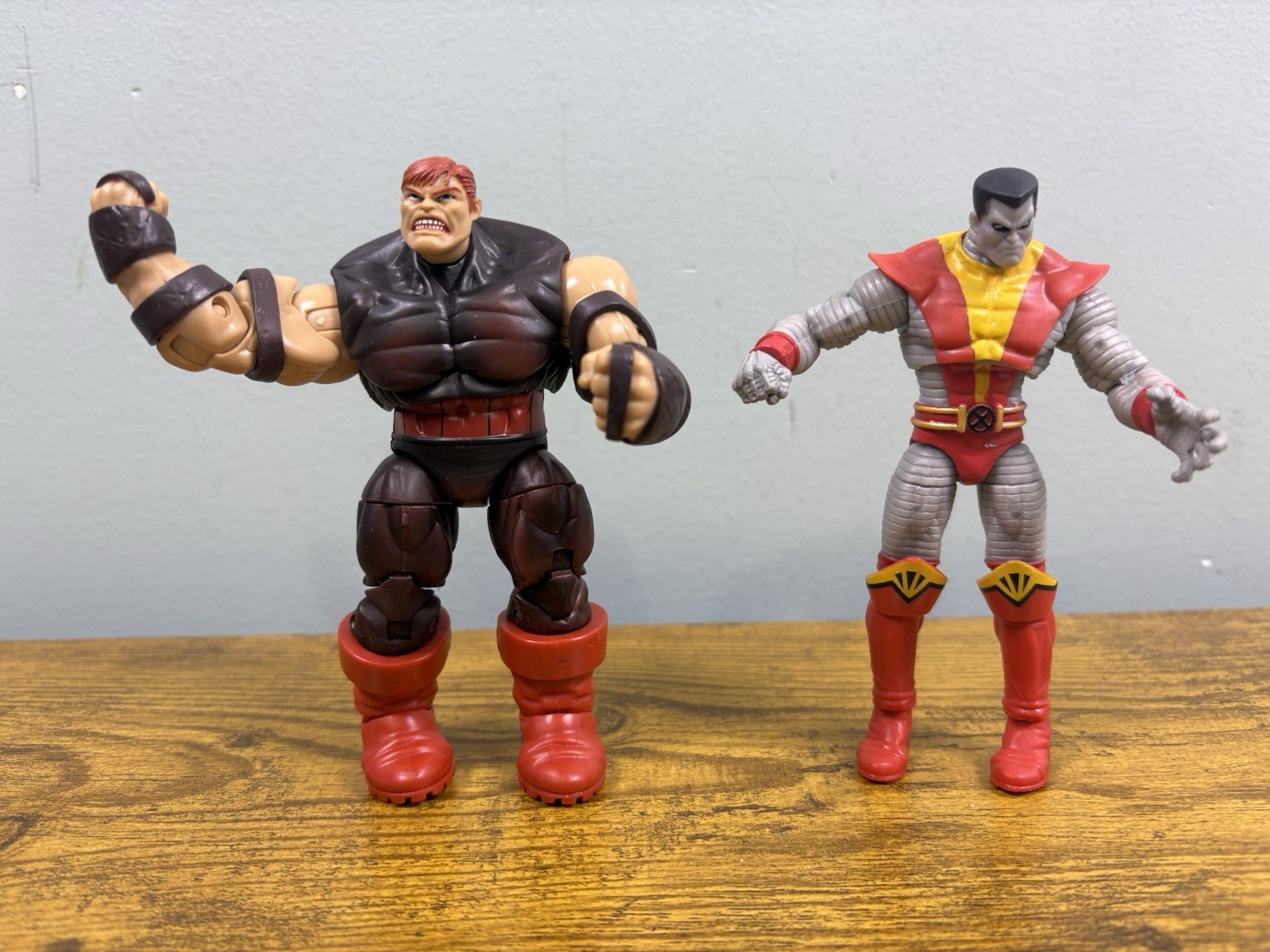 2011 Marvel Greatest Battles Colossus Vs Juggernaut Action Figures Loose 5”