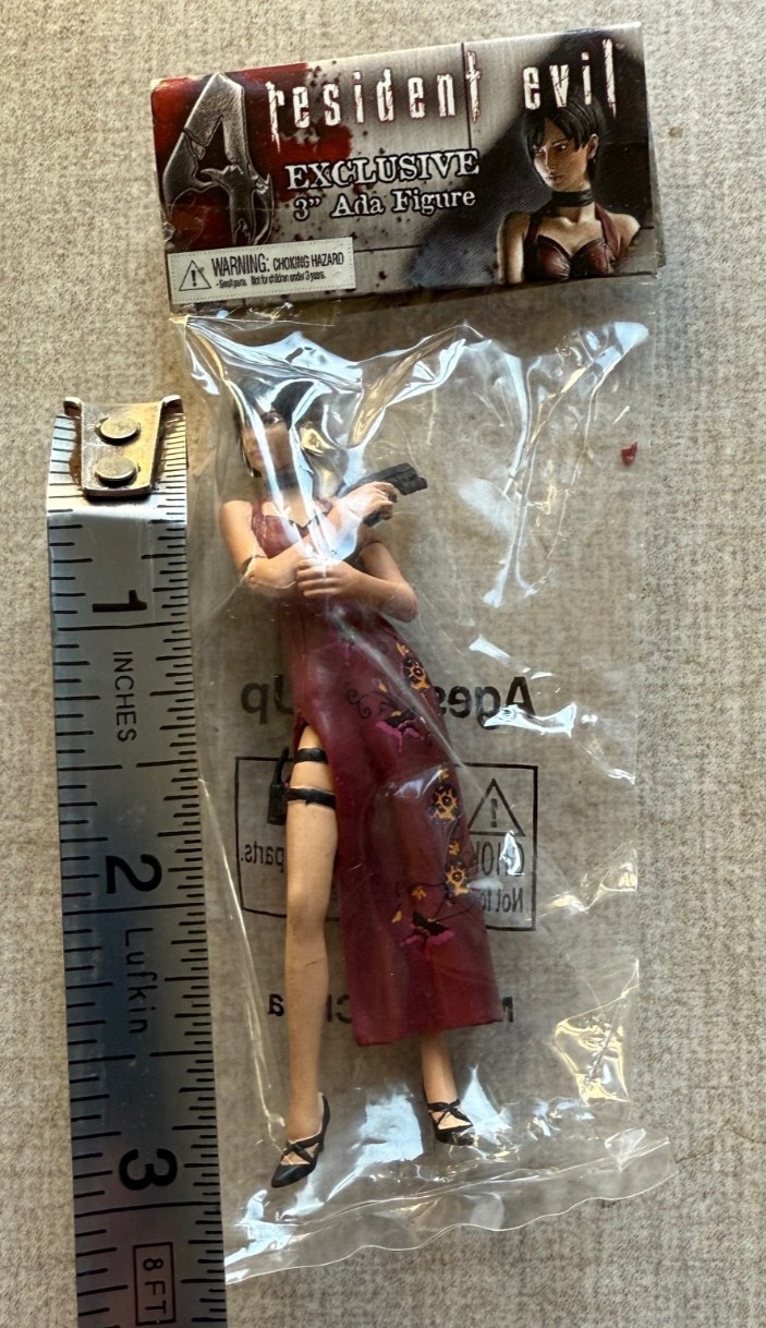 Resident Evil 4 Ada Wong Figure 3&Prime; New Factory Sealed Neca Capcom OOP