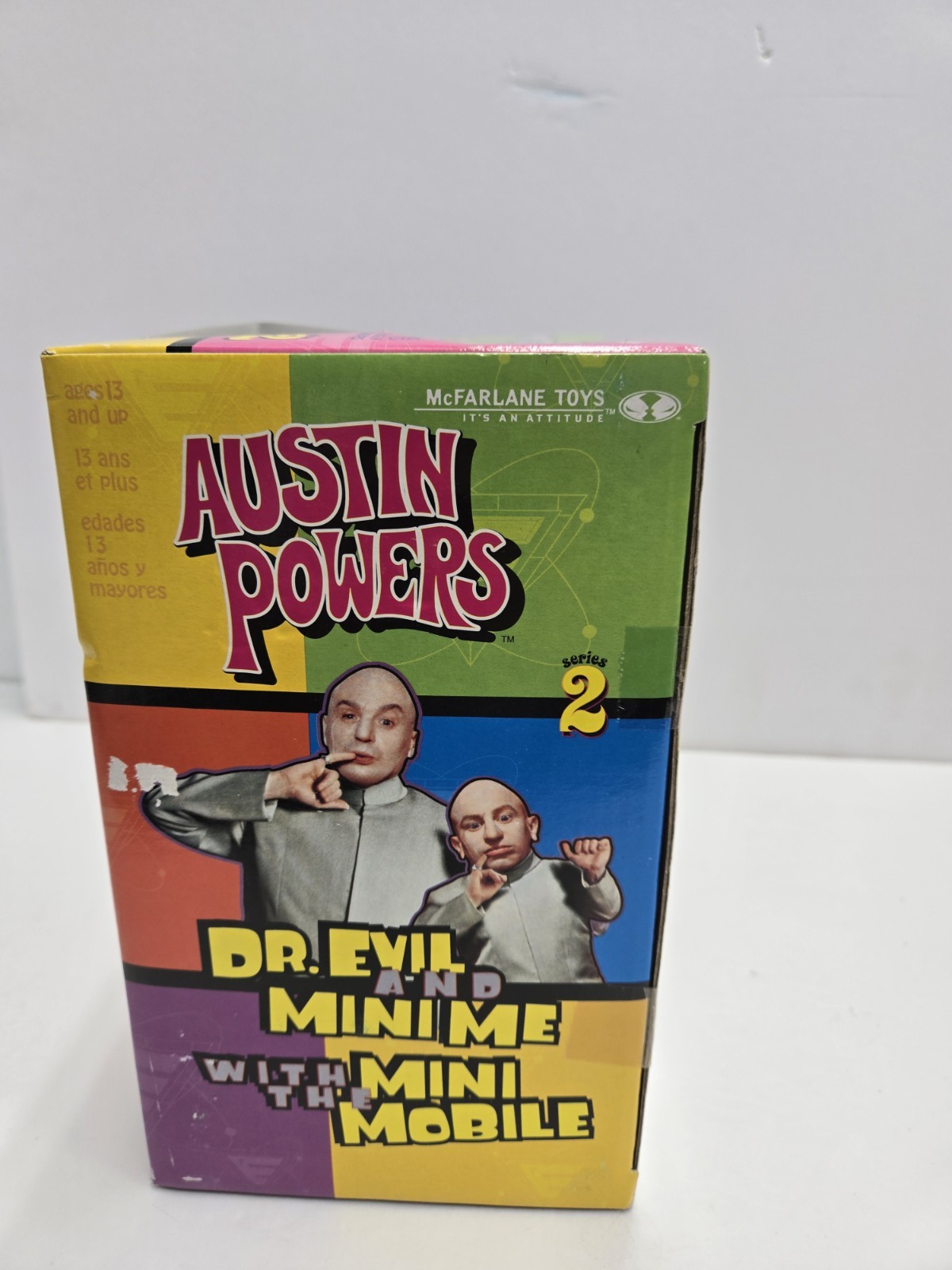 1999 McFarlane Austin Powers Dr Evil & Mini Me Mini Mobile Figure Set Series 2