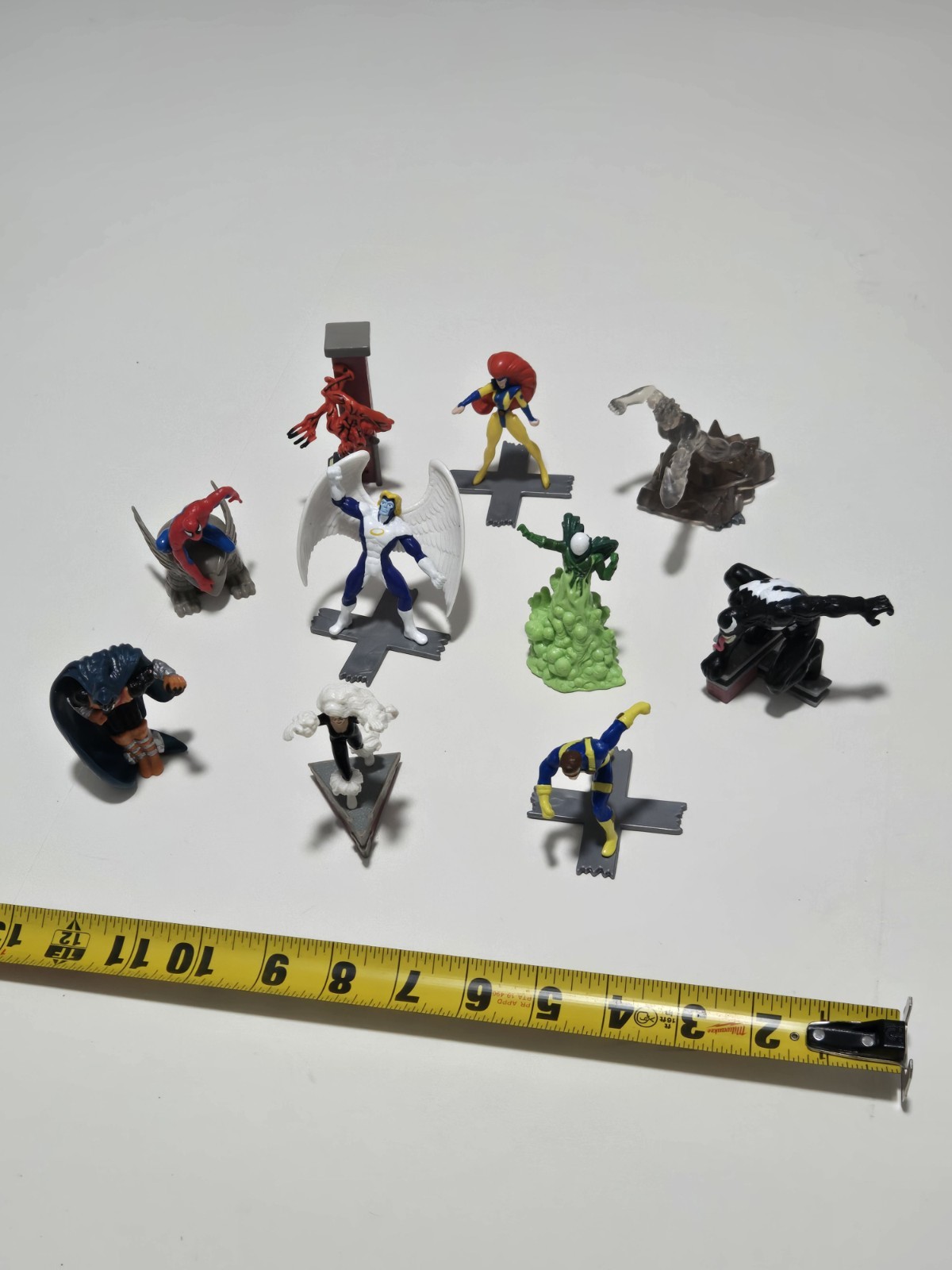 Vtg 1990&rsquo;s Marvel Applause Comic Book Heroes / Villains Cake Toppers Lot of 10