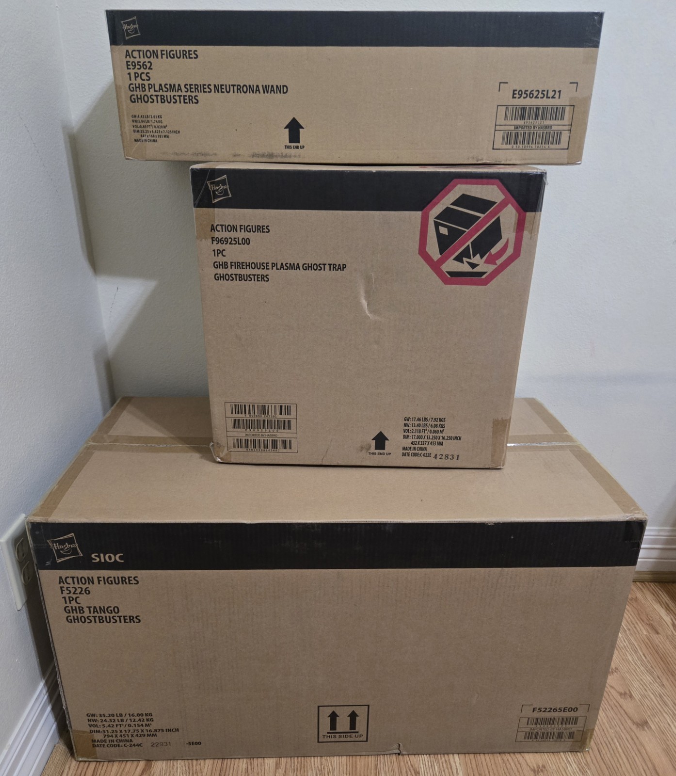 Haslab Ghostbusters Proton Pack Spengler 1984 Wand PKE Meter Ghost Trap SEALED