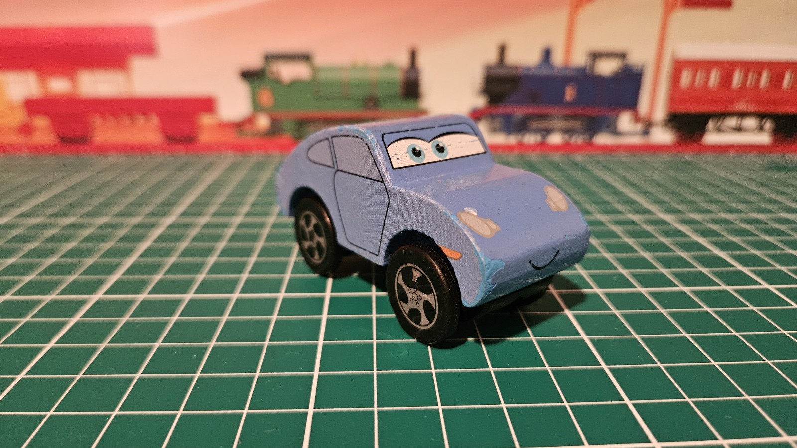 2017 Kid Kraft Disney Pixar Cars Sally GUC WORKS With Thomas