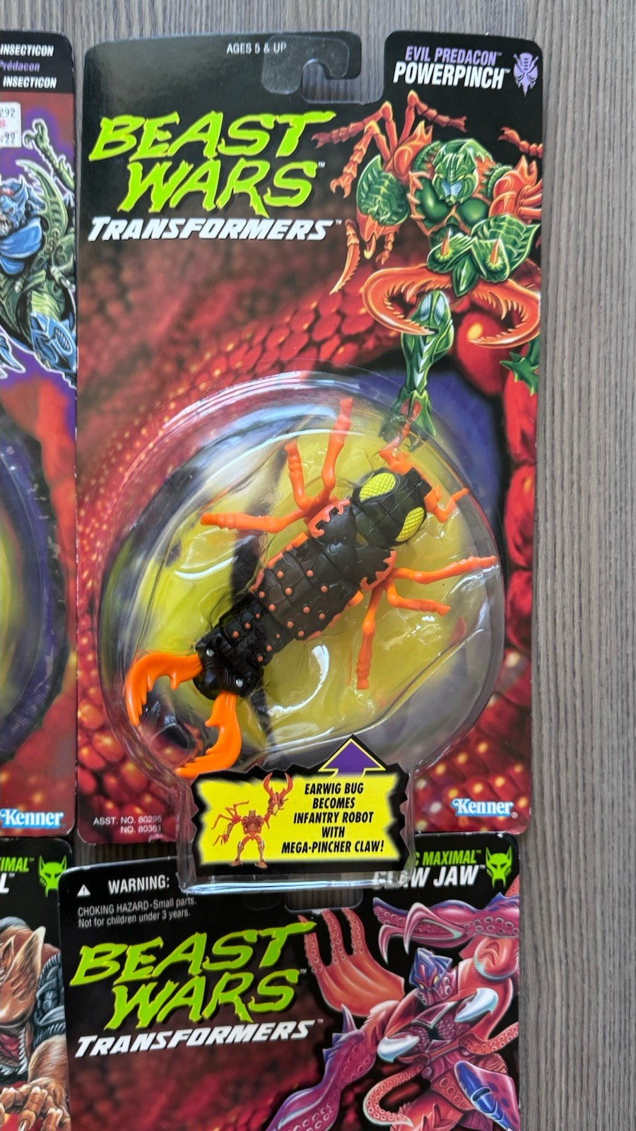 Kenner Transformers Beast Wars Action Figure Collection Boxed Lazorbeak Snarl