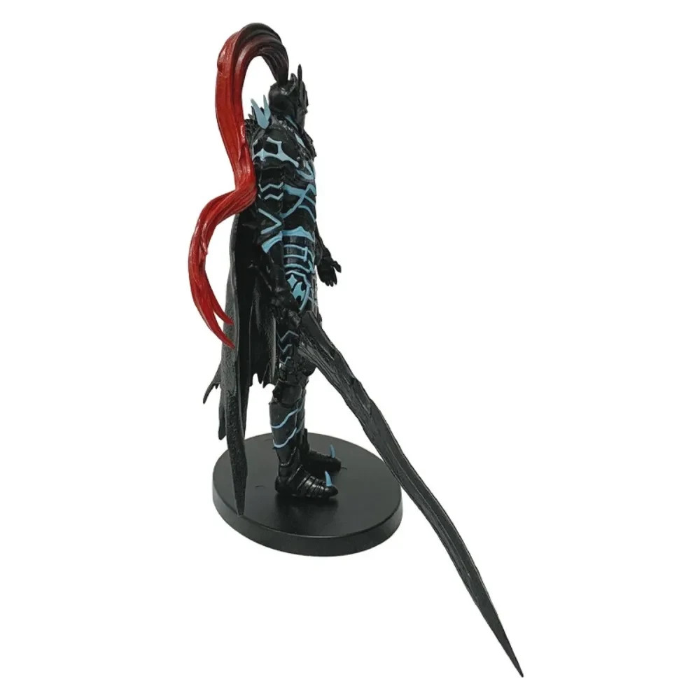 Igris Figure Solo Leveling Shadow Knight Black Armor Greatsword 21cm Replica Toy