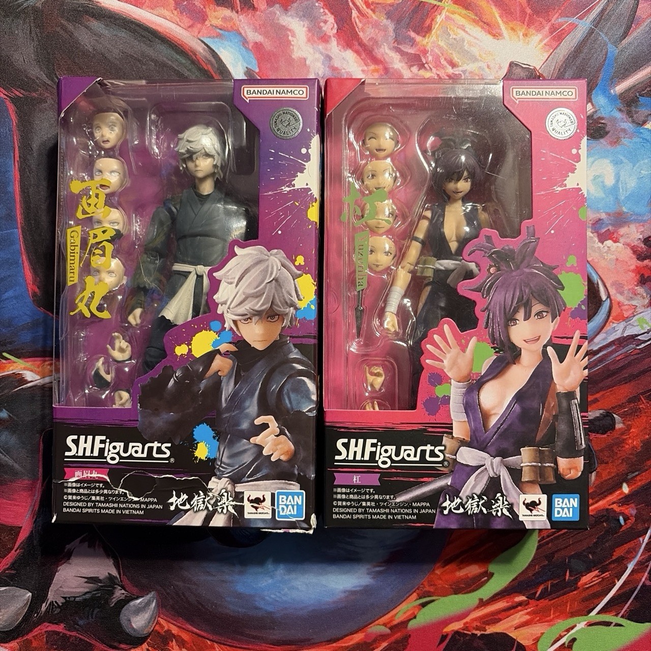Unopened S.H.Figuarts Hell&rsquo;s Paradise Gabimaru & Yuzuriha 2-Figure Set